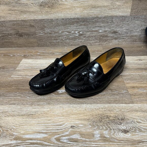 Cole Haan Pinch Tassel Shoes Men´s 10 D Black Leather...